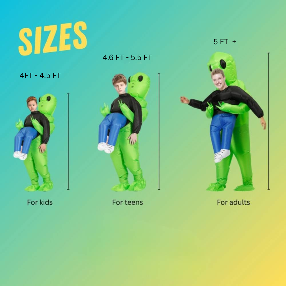 Inflatable Alien Abduction Costume
