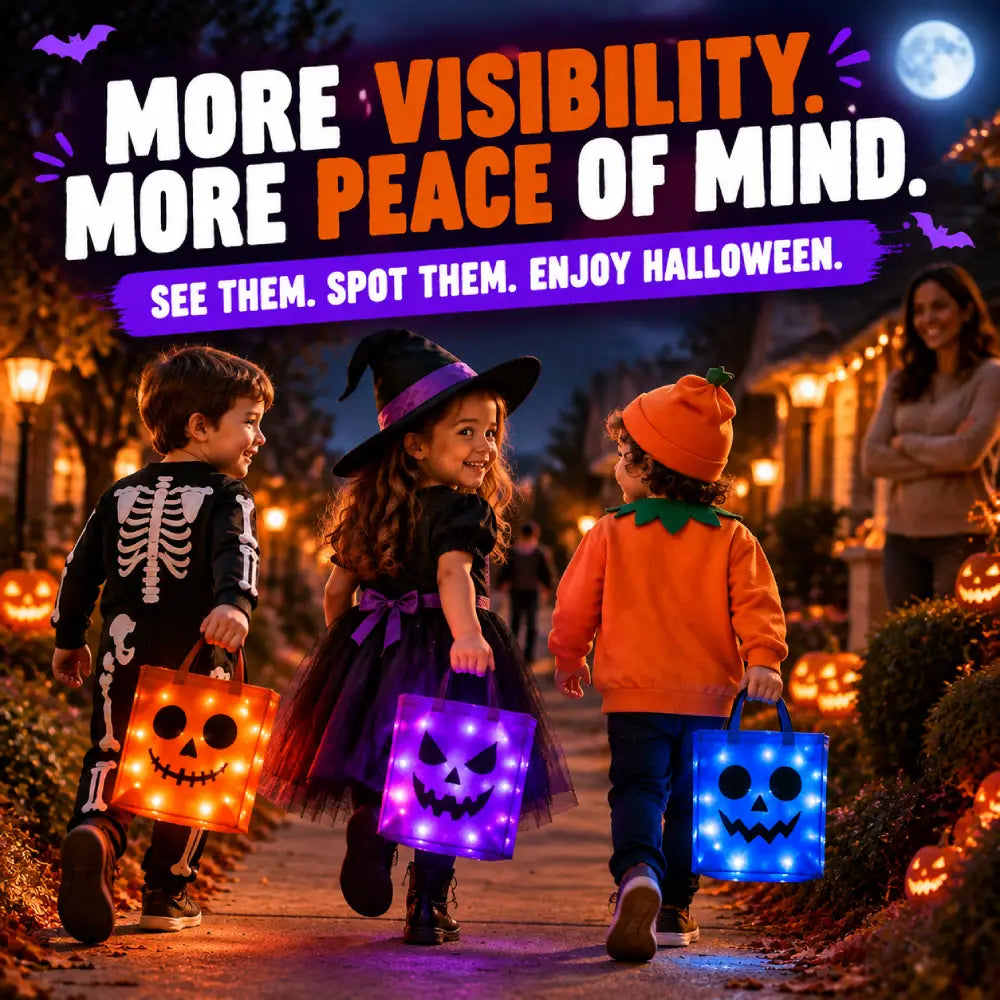 Hallowy™ Trick-or-Treat Buckets 4-Pack