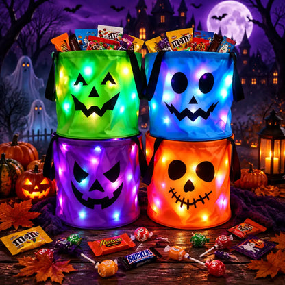 Hallowy™ Trick-or-Treat Buckets 4-Pack